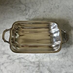 EPCA Bristol Silver Plated #103 Serving Tray/Candy Dish with Metal Handles